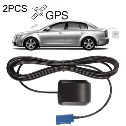 2PCS Car DVD Navigation GPS Satellite Antenna Amplifier SMA/FAKRA-C Interface - GPS Accessories by PMC Jewellery | Online Shopping South Africa | PMC Jewellery