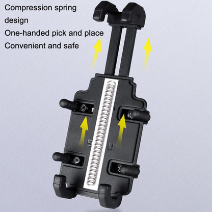 SMNU SM008 Motorcycle Aluminum Alloy Polyclaw Phone Bracket(L-type Installation) - Holder by SMNU | Online Shopping South Africa | PMC Jewellery | Buy Now Pay Later Mobicred