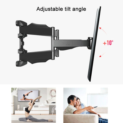 NORTH BAYOU Telescopic Swivel TV Monitor Wall Mount Bracket For 32-70 inch - TV Brackets & Mounts by NORTH BAYOU | Online Shopping South Africa | PMC Jewellery | Buy Now Pay Later Mobicred