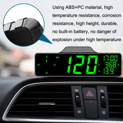 9.0 Inch Screen Car HUD Car Head-up Display Compass Multifunction GPS Speedometer - Head Up Display System by PMC Jewellery | Online Shopping South Africa | PMC Jewellery | Buy Now Pay Later Mobicred
