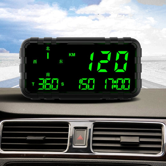 C3012 GPS Head-up Display Speed Mileage Compass Car General (Black) - Head Up Display System by PMC Jewellery | Online Shopping South Africa | PMC Jewellery | Buy Now Pay Later Mobicred