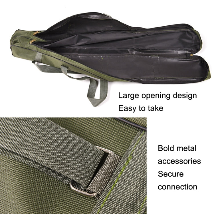 LEO 27746 Folding Fishing Rod Bag Long Fishing Gear Soft Bag, Length: 1m Army Green - Storage Boxes & Storage Bags by LEO | Online Shopping South Africa | PMC Jewellery