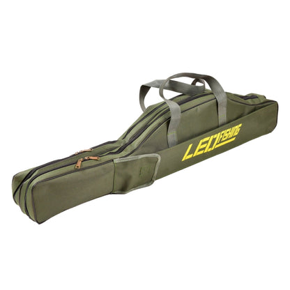 LEO 27746 Folding Fishing Rod Bag Long Fishing Gear Soft Bag, Length: 1.5m Army Green - Storage Boxes & Storage Bags by LEO | Online Shopping South Africa | PMC Jewellery