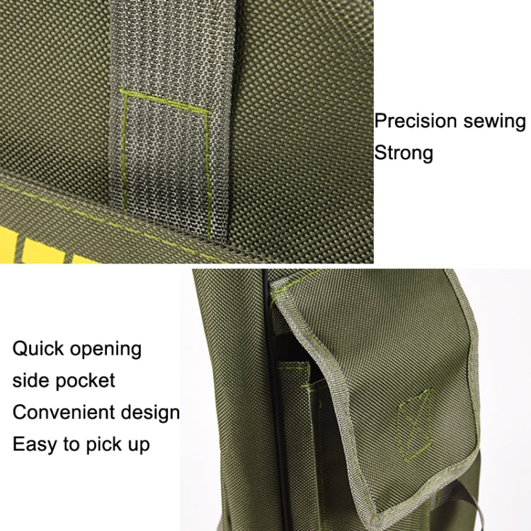 LEO 27746 Folding Fishing Rod Bag Long Fishing Gear Soft Bag, Length: 1.5m Army Green - Storage Boxes & Storage Bags by LEO | Online Shopping South Africa | PMC Jewellery