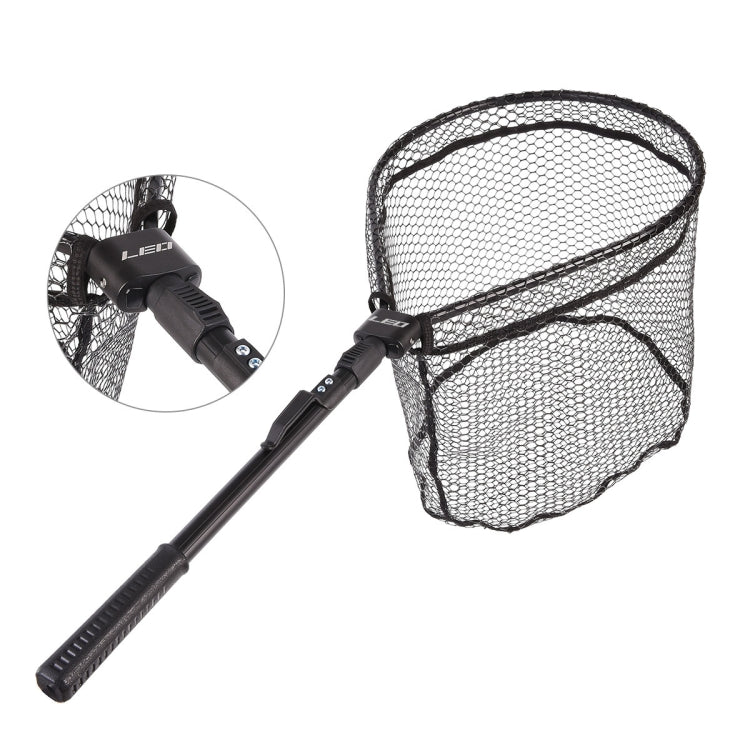 LEO 27984 Aluminum Alloy Quick Folding Fishing Net(Black) - Fishing Net by LEO | Online Shopping South Africa | PMC Jewellery