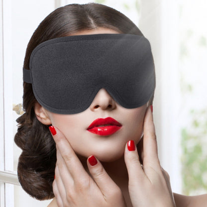 Three-Dimensional Breathable Hollow Sleep Shading Eye Mask, Specification: Gray - Eye Masks by PMC Jewellery | Online Shopping South Africa | PMC Jewellery