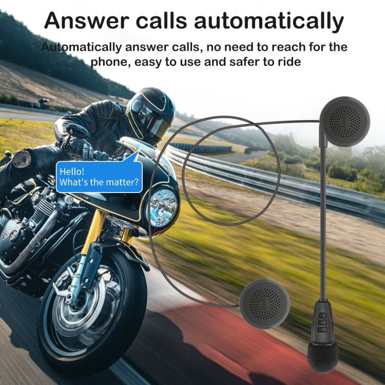 M8 Motorcycle Helmet Bluetooth Headphones Hidden Wireless Header Wheat Caller Automatic Answer - Motorcycle Walkie Talkie by PMC Jewellery | Online Shopping South Africa | PMC Jewellery | Buy Now Pay Later Mobicred