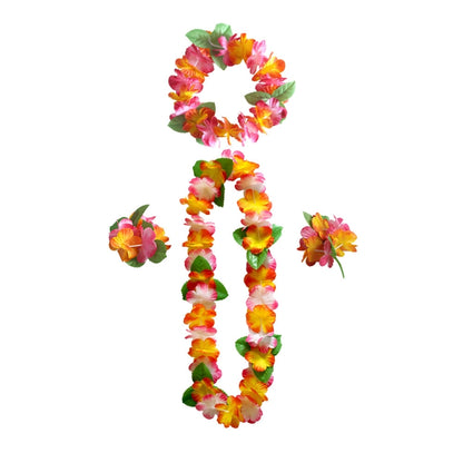 5 PCS CK-053 12-Color Petal Party Decoration Hawaiian Wreath(12) - Holiday Decorations by PMC Jewellery | Online Shopping South Africa | PMC Jewellery