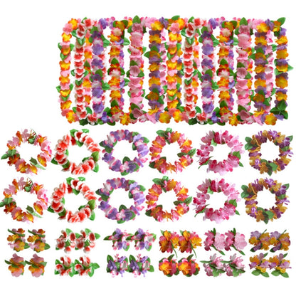 5 PCS CK-053 12-Color Petal Party Decoration Hawaiian Wreath(12) - Holiday Decorations by PMC Jewellery | Online Shopping South Africa | PMC Jewellery