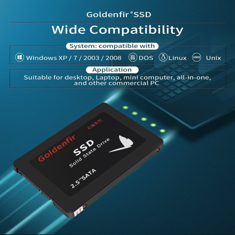 Goldenfir T650 Computer Solid State Drive, Flash Architecture: TLC, Capacity: 32GB - External Solid State Drives by Goldenfir | Online Shopping South Africa | PMC Jewellery | Buy Now Pay Later Mobicred