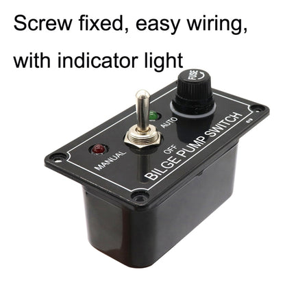 AOS3050AF Bilge Pump Switch 1 Group Rocker With Indicator Light With Overload Protection - Marine Accessories & Parts by PMC Jewellery | Online Shopping South Africa | PMC Jewellery | Buy Now Pay Later Mobicred