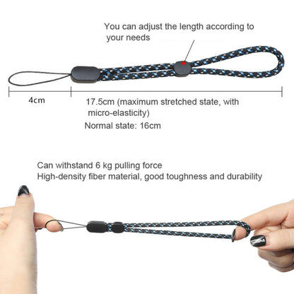 10 PCS Adjustable Mobile Phone Lanyard Short Type Lanyard Wrist Anti-lost Lanyard(Black) - Others Accessories by PMC Jewellery | Online Shopping South Africa | PMC Jewellery