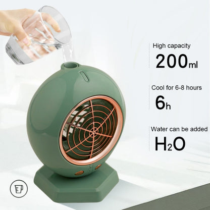 Home Office Portable Desktop Spray Fan Air Cooler, Spec: Battery Model(Green) - Electric Fans by PMC Jewellery | Online Shopping South Africa | PMC Jewellery | Buy Now Pay Later Mobicred