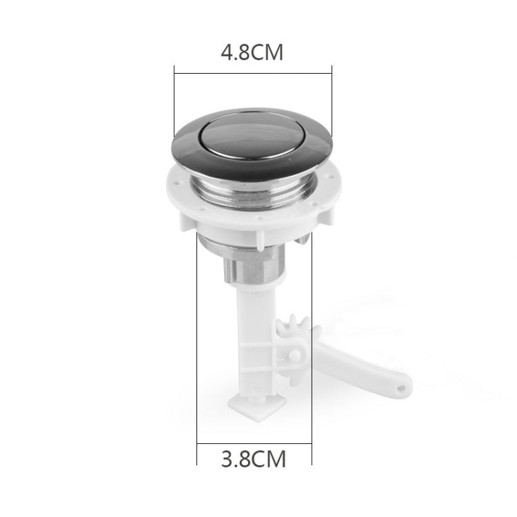 Toilet Tank Stainless Steel Spring Single and Double Buttons, Spec: 1 Button 38mm - Toilet Accessories by PMC Jewellery | Online Shopping South Africa | PMC Jewellery