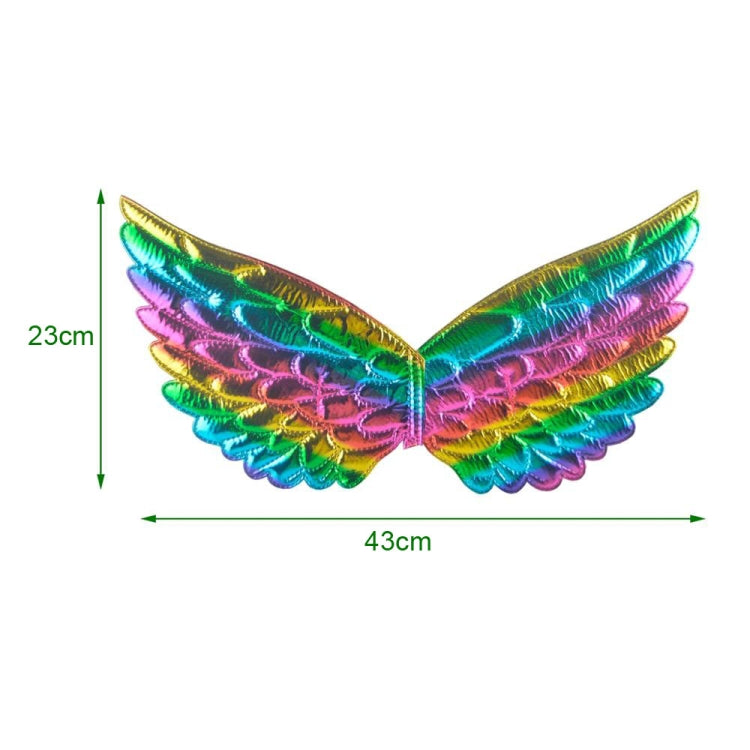 3 PCS Children Prom Dress Up Wings Elf Colorful Wings Party Costume Props(White) - Holiday Decorations by PMC Jewellery | Online Shopping South Africa | PMC Jewellery