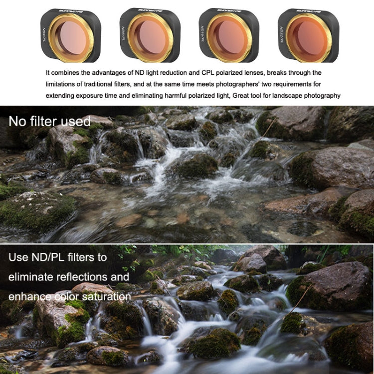 Sunnylife MM3-FI411 For Mini 3 Pro Filter, Color: ND4 / PL - Mavic Lens Filter by Sunnylife | Online Shopping South Africa | PMC Jewellery | Buy Now Pay Later Mobicred