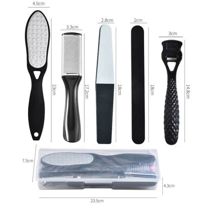 DT17-1 17 In 1 Pedicure Kit Foot File And Grinder Exfoliating Manicure And Pedicure Tools(Black) - Grinding Tools & Accessories by null | Online Shopping South Africa | PMC Jewellery | Buy Now Pay Later Mobicred
