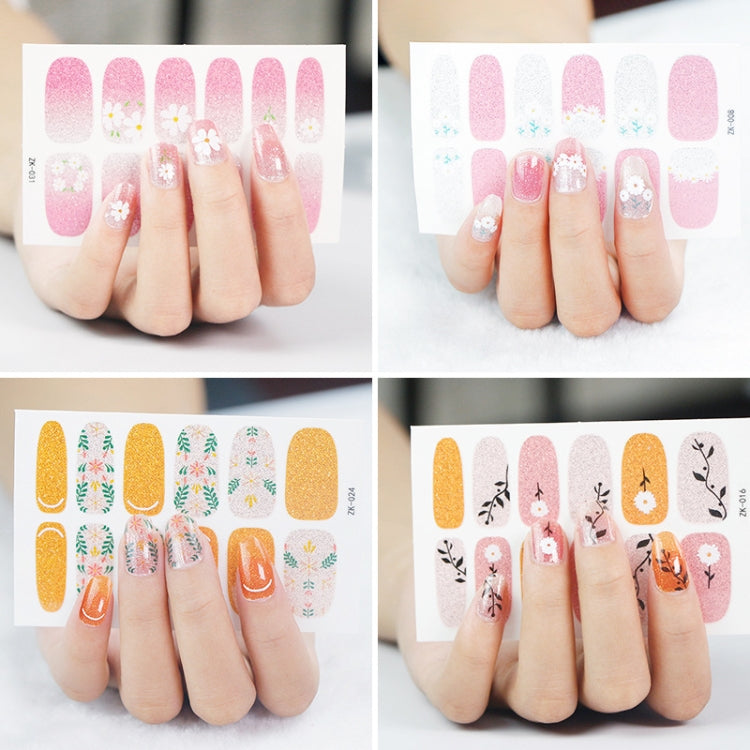 10 PCS 3D Hot Stamping Waterproof Nail Art Sticker(Z/A107) - Nail Stickers by PMC Jewellery | Online Shopping South Africa | PMC Jewellery | Buy Now Pay Later Mobicred