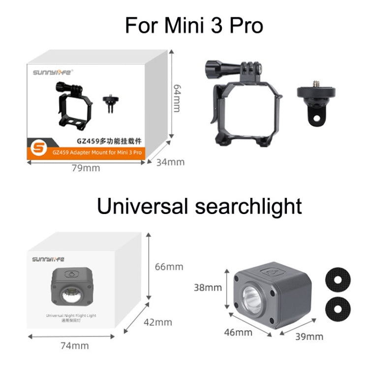 Sunnylife MM3-GZ459 For DJI Mini 3 Pro GoPro10 Action Camera Mount Hanging Load - Others by Sunnylife | Online Shopping South Africa | PMC Jewellery | Buy Now Pay Later Mobicred