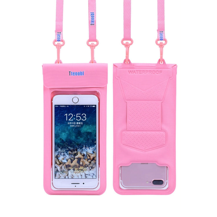 Tteoobl  30m Underwater Mobile Phone Waterproof Bag, Size: Large(Pink) - Waterproof Bag by Tteoobl | Online Shopping South Africa | PMC Jewellery | Buy Now Pay Later Mobicred