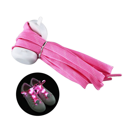 1 Pair  LED Light-up Shoelace Stage Performance Luminous Shoelace,Color: Pink - shoelaces by PMC Jewellery | Online Shopping South Africa | PMC Jewellery