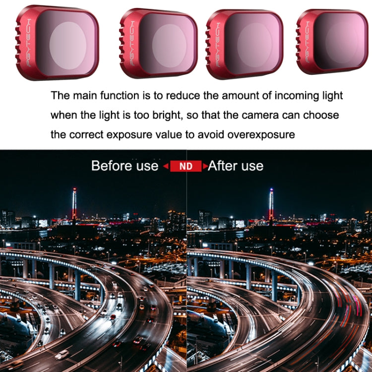 ND8+ND16+ND32+ND64 PGYTECH Filter Protecting Lens And Sensor For DJI Mini 3 Pro - Mavic Lens Filter by PGYTECH | Online Shopping South Africa | PMC Jewellery | Buy Now Pay Later Mobicred