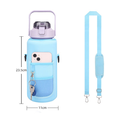 2L Diving Material Water Bottle Cover Case with Strap(Pink Glue Buckle) - Kettle Bags by PMC Jewellery | Online Shopping South Africa | PMC Jewellery