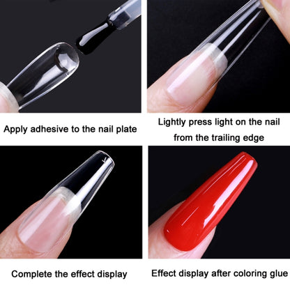 Scratch-free Ultra-thin Seamless Manicure Nail Plate, Shape: 04 Half Sand Short Water Drop - Nail Stickers by PMC Jewellery | Online Shopping South Africa | PMC Jewellery | Buy Now Pay Later Mobicred