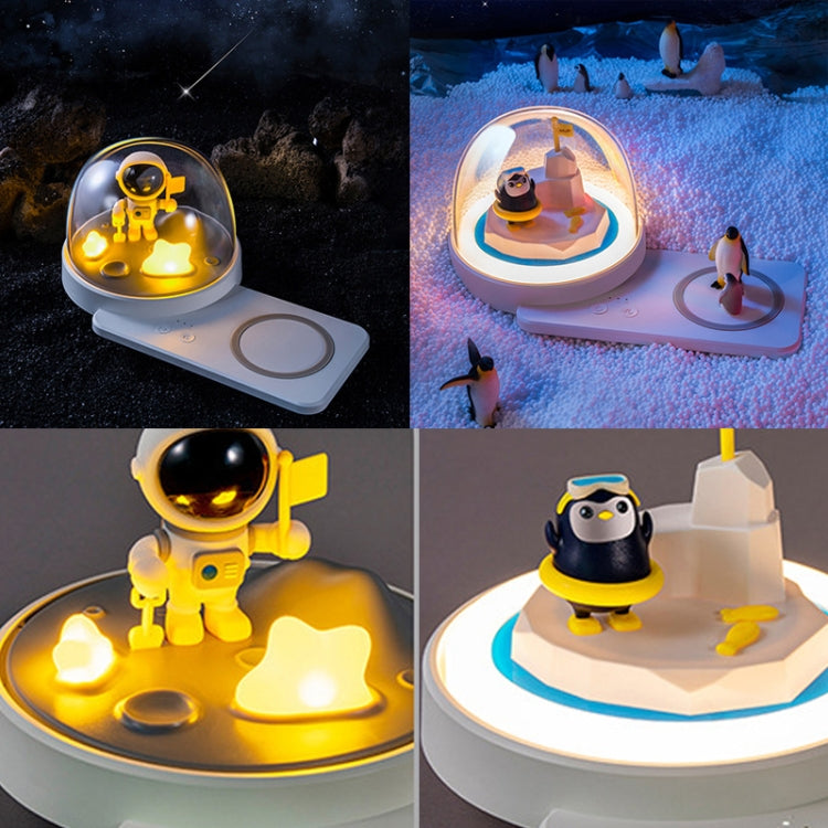 Decorative Table Lamp Wireless Fast Charging Smart Bluetooth Music Light, Style: Bluetooth Model(Astronauts) - Wireless Charger by PMC Jewellery | Online Shopping South Africa | PMC Jewellery