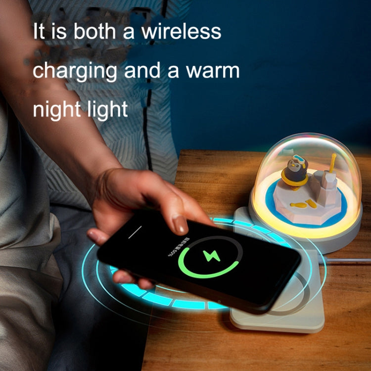 Decorative Table Lamp Wireless Fast Charging Smart Bluetooth Music Light, Style: Bluetooth Model(Astronauts) - Wireless Charger by PMC Jewellery | Online Shopping South Africa | PMC Jewellery