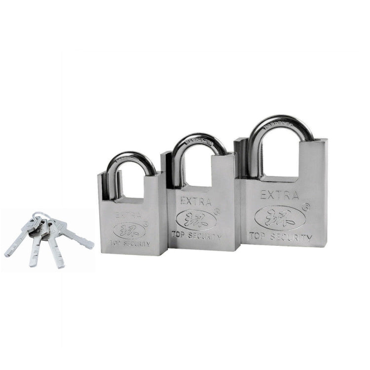 SIX-CYCLE Half-packed Blade Locks Anti-pick Locks, Size: 50mm(Independent Lock With 4 Keys) - Padlocks by PMC Jewellery | Online Shopping South Africa | PMC Jewellery