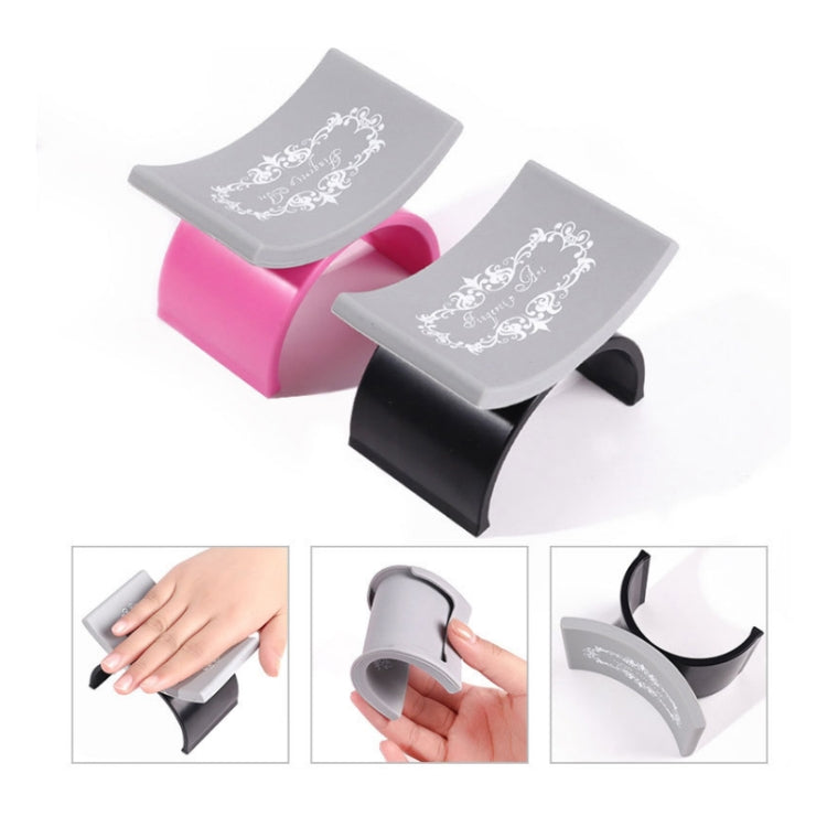 Portable Detachable Nail Art U-shaped Silicone Hand Pillow, Color: Pink - Nail Art Equipment by PMC Jewellery | Online Shopping South Africa | PMC Jewellery | Buy Now Pay Later Mobicred