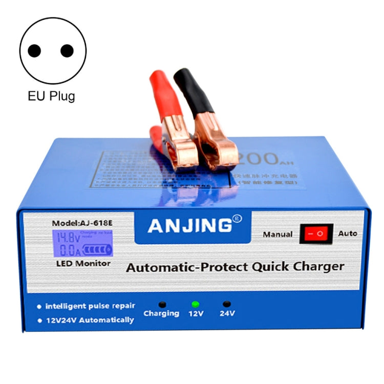 ANJING AJ-618E Battery Charger Car Battery Repairer, Model: EU Plug - Battery Charger by PMC Jewellery | Online Shopping South Africa | PMC Jewellery