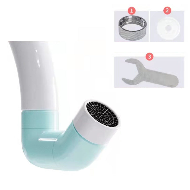 Faucet Extender Splashproof Universal Aerator, Color: Blue White+Tool - Faucets & Accessories by PMC Jewellery | Online Shopping South Africa | PMC Jewellery | Buy Now Pay Later Mobicred