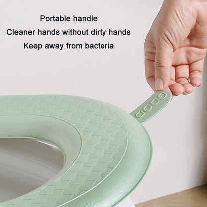 Household Thickened Waterproof Washable Toilet Seat, Color: Green - Bath Mats by PMC Jewellery | Online Shopping South Africa | PMC Jewellery