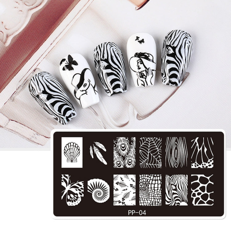 Butterfly Dream Nail Art Printed Steel Plate(E084-23) - Nail Stickers by PMC Jewellery | Online Shopping South Africa | PMC Jewellery | Buy Now Pay Later Mobicred