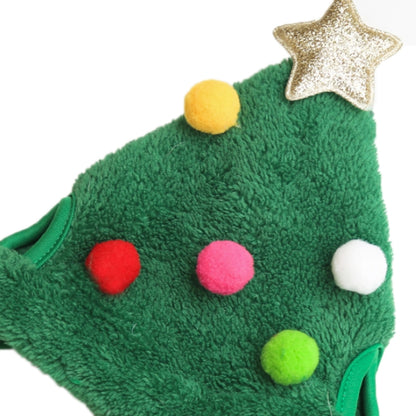 Pet Christmas Hat Saliva Festive Dressing Supplies, Color: Green Hat S - Caps by PMC Jewellery | Online Shopping South Africa | PMC Jewellery