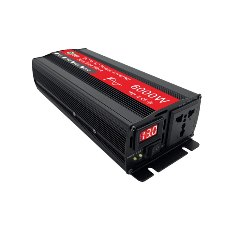 Gurxun 6000W High Power Sine Wave Inverter With Single Digital Display, Specification: 24V-220V -  by Gurxun | Online Shopping South Africa | PMC Jewellery