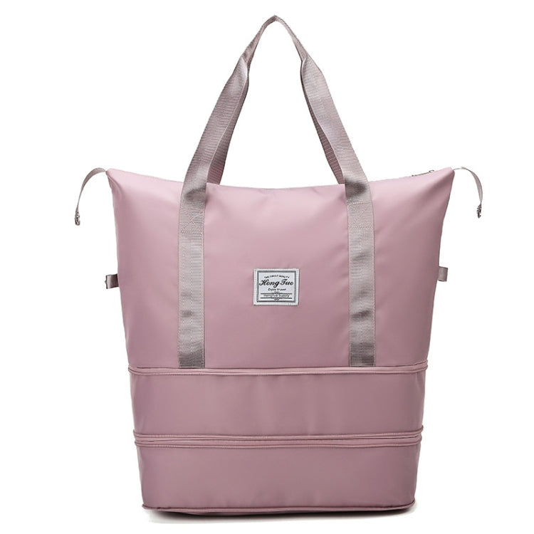 HT-224 Large Capacity Expandable Waterproof Sports Fitness Bag(Pink) - Travel Bags by PMC Jewellery | Online Shopping South Africa | PMC Jewellery