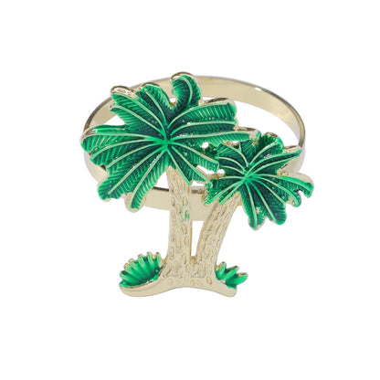 Western Restaurant Coconut Tree Metal  Napkin Ring(Z1074) - Table Decoration & Accessores by PMC Jewellery | Online Shopping South Africa | PMC Jewellery