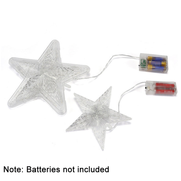 Christmas Tree Top Light LED Glowing Star Lights, Size: Small Battery Model(Colorful) - Decoration Lamps by PMC Jewellery | Online Shopping South Africa | PMC Jewellery