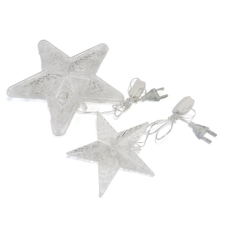 Christmas Tree Top Light LED Glowing Star Lights, Size: Small EU Plug(Warm White) - Decoration Lamps by PMC Jewellery | Online Shopping South Africa | PMC Jewellery
