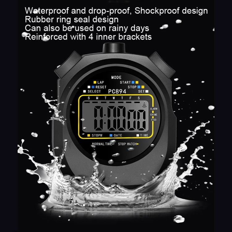 PC894 Electronic Stopwatch Timer Sports Fitness Training Referee Stopwatch - Pedometer by PMC Jewellery | Online Shopping South Africa | PMC Jewellery