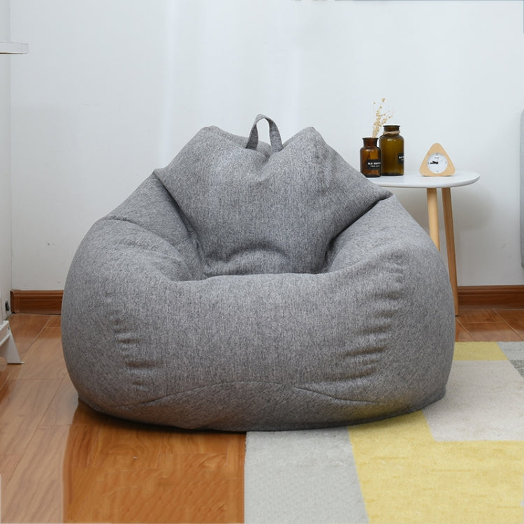 Lazy Sofa Bean Bag Chair Fabric Cover, Size: 90x110cm(Dark Gray) - Sofa Covers & Chair Covers by PMC Jewellery | Online Shopping South Africa | PMC Jewellery