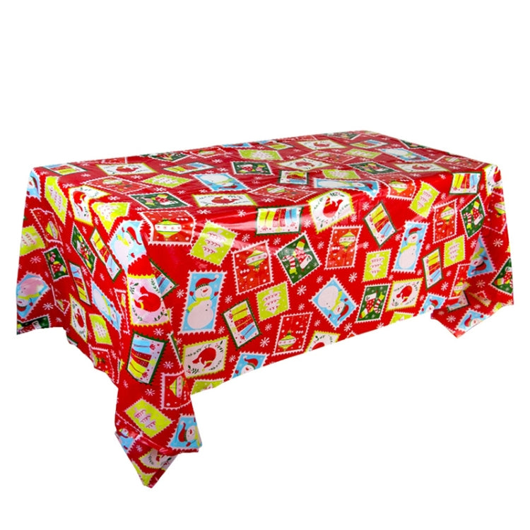 Christmas Halloween Party Event Decoration Tablecloth(Red Snowman) - Prop Decorations by PMC Jewellery | Online Shopping South Africa | PMC Jewellery