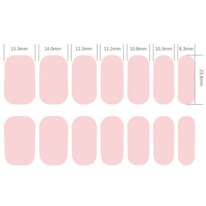 Nail Polish Film Bronzing Nail Stickers(ZX3477)(Bare film+A frustration) - Nail Stickers by PMC Jewellery | Online Shopping South Africa | PMC Jewellery | Buy Now Pay Later Mobicred