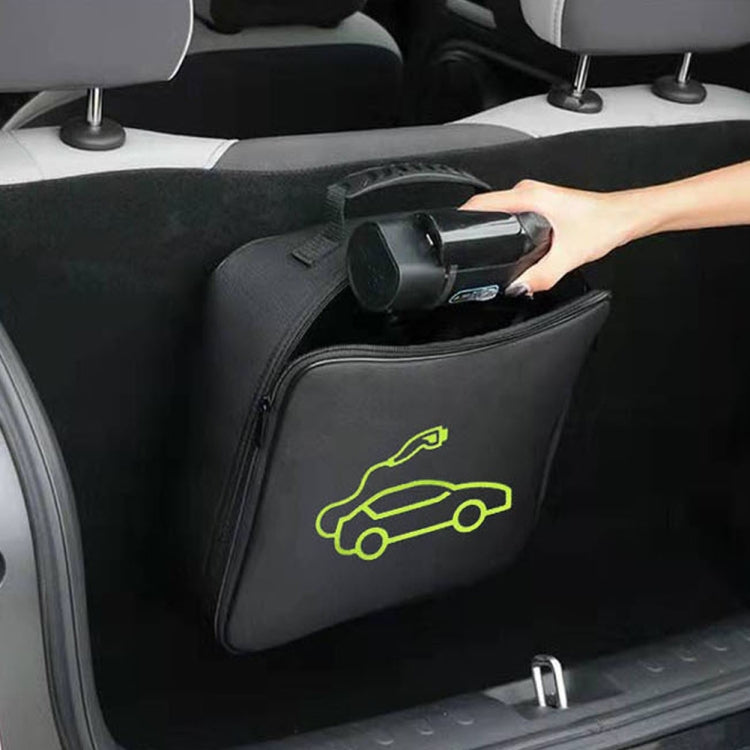 Car Charging Cable Storage Bag Carry Bag For Electric Vehicle Charger Plugs,Spec: Square Without Logo - EV Charger Accessories by PMC Jewellery | Online Shopping South Africa | PMC Jewellery