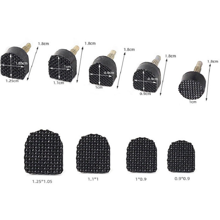 High Heels Heel Studs Mute Wear-resistant Replacement Heel, Color: Black (30 In 1) - Other Accessories by PMC Jewellery | Online Shopping South Africa | PMC Jewellery