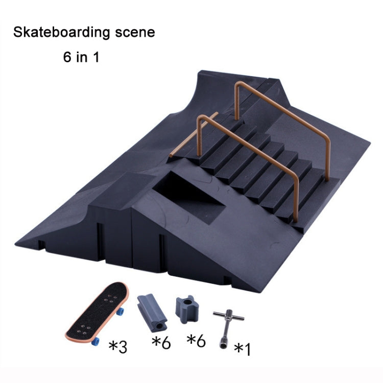 Finger Skateboarding Professional Field Prop Set, Style: 6 in 1 - Model Toys by PMC Jewellery | Online Shopping South Africa | PMC Jewellery