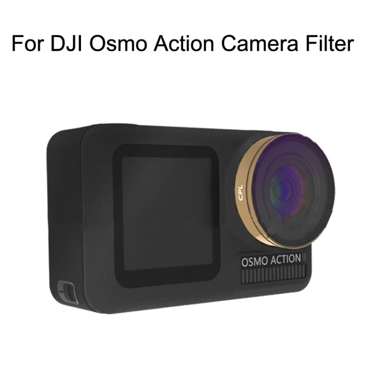 JSR For DJI Osmo Action Motion Camera Filter, Style: LG-Yellow - Phantom Lens Filter by JSR | Online Shopping South Africa | PMC Jewellery | Buy Now Pay Later Mobicred
